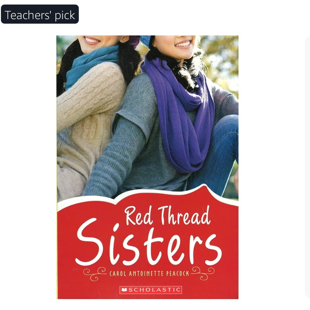 Scholastic Red thread sisters paperback book
